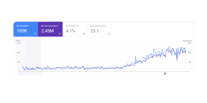 Search Console Image of Case Study